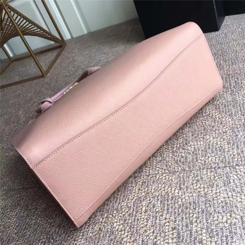 1BA153 Prada普拉達 最新款 粗十字牛皮 女士手提包 粉色