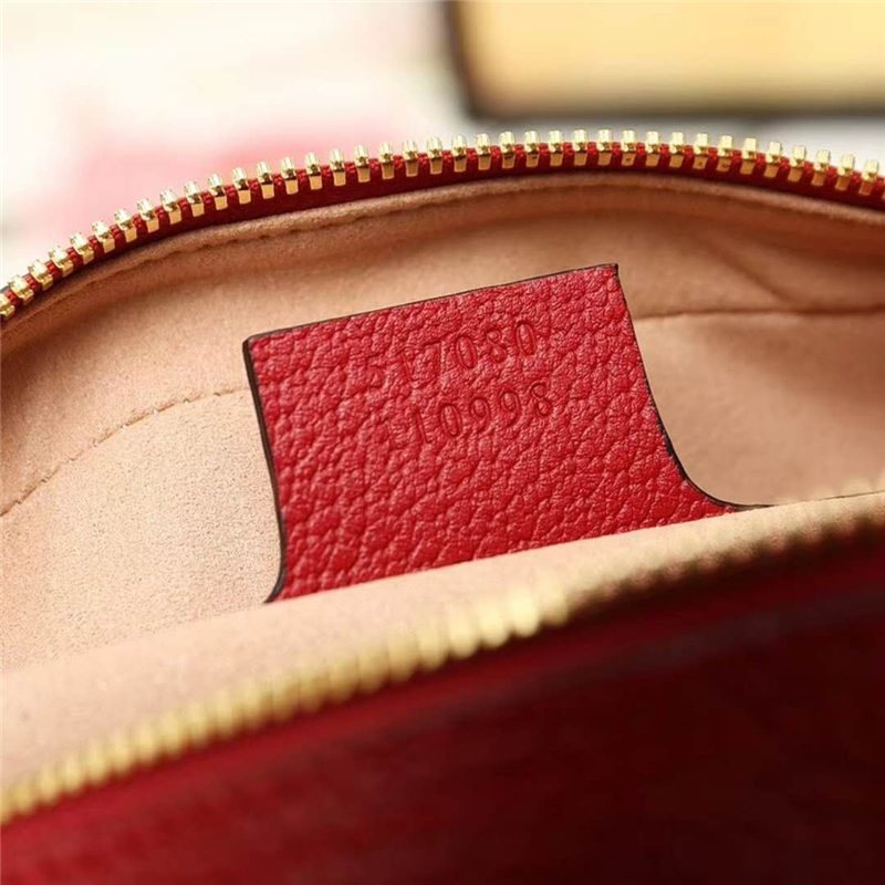 517080 GUCCI Ophidia系列 高級人造帆布 小號肩背包 紅色