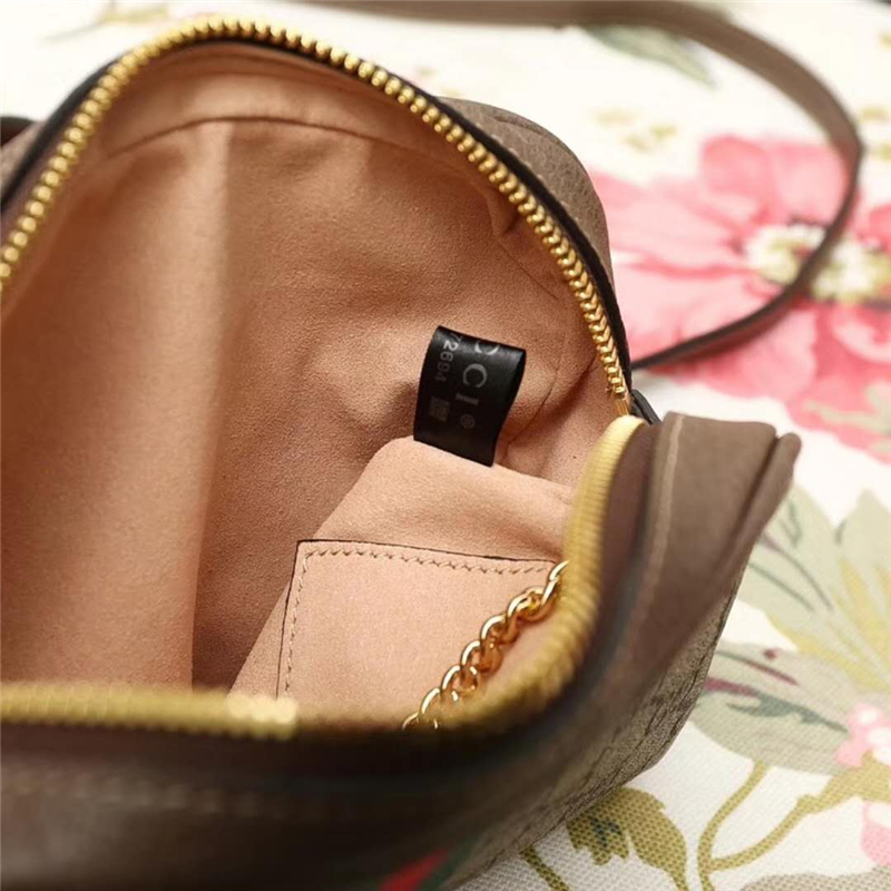 517350 GUCCI Ophidia系列 高級人造帆布 迷你手袋 烏木色