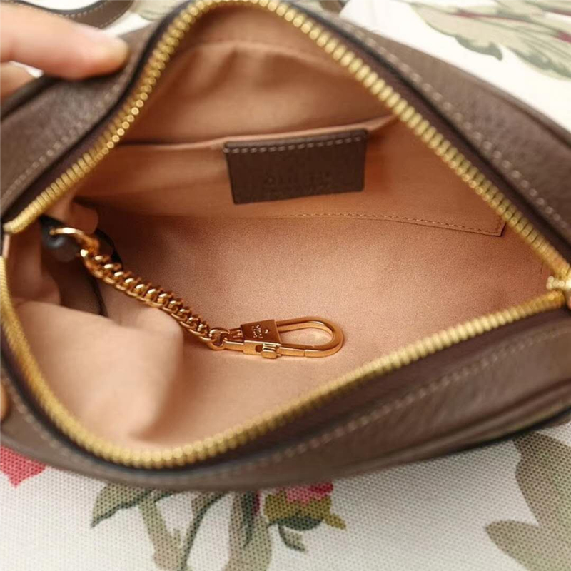 517350 GUCCI Ophidia系列 高級人造帆布 迷你手袋 烏木色