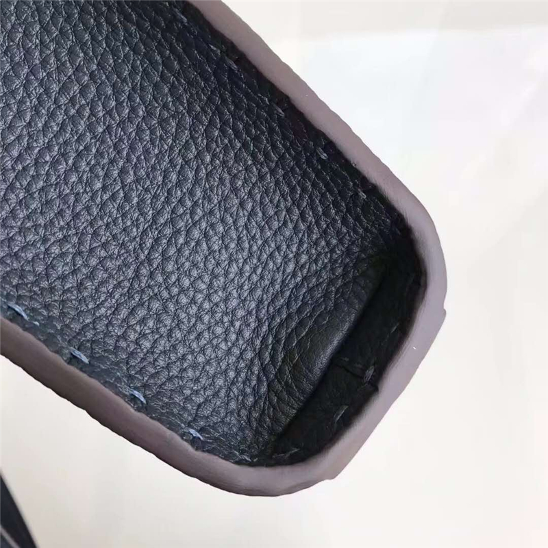 1516 Fendi PEEKABOO FIT羅馬皮 全手工縫制 男士手提包 深藍色