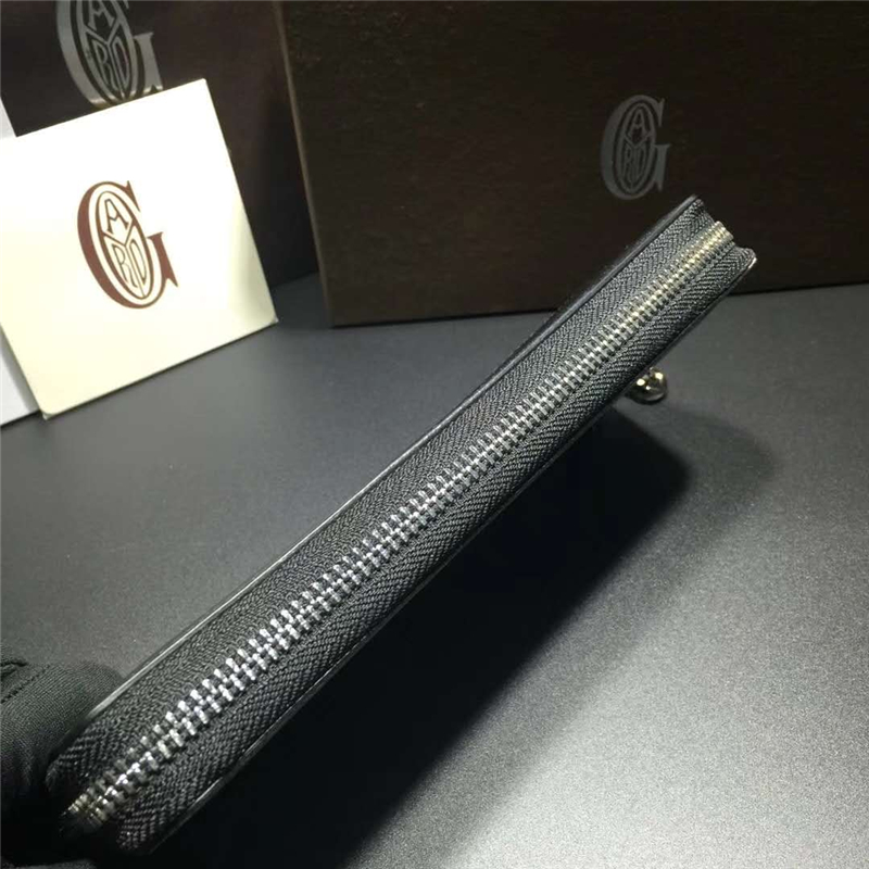 020135 GOYARD戈雅 2018新款 多卡位多隔層 時尚休閑 女士 拉鏈長款錢夾 黑色