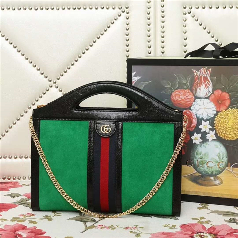 512957 GUCCI女包 古馳手提包 Ophidia系列 古馳購物袋 綠色