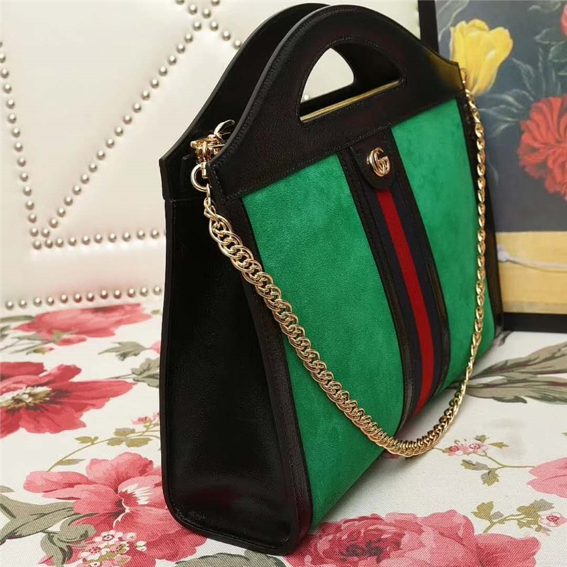 512957 GUCCI女包 古馳手提包 Ophidia系列 古馳購物袋 綠色