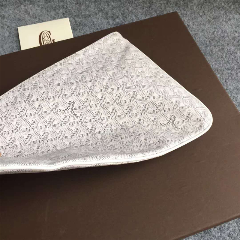 GOYARD戈雅 原單正品 實用信封包 簡約休閑 手拿包 白色