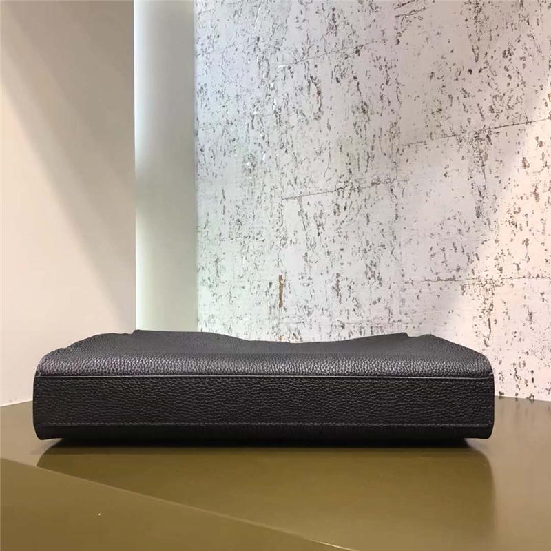 1518 Fendi PEEKABOO FIT羅馬皮 全手工縫制 男士 纖薄手提包 黑色