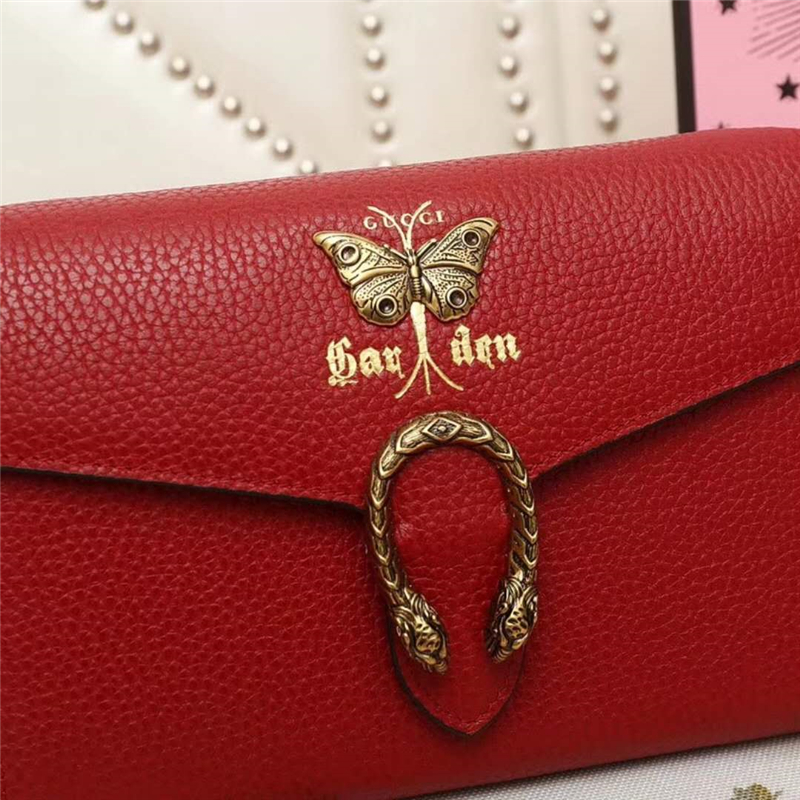 516931 GUCCI錢包 古馳包 進口頭層 甩紋牛皮 蝴蝶