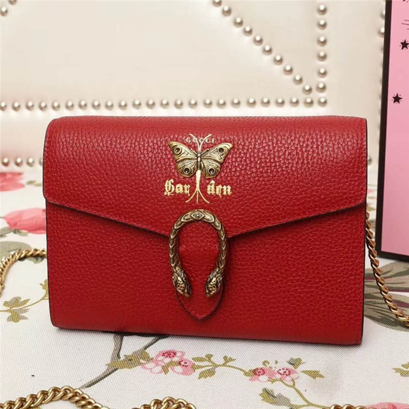 516931 GUCCI錢包 古馳包 進口頭層 甩紋牛皮 蝴蝶