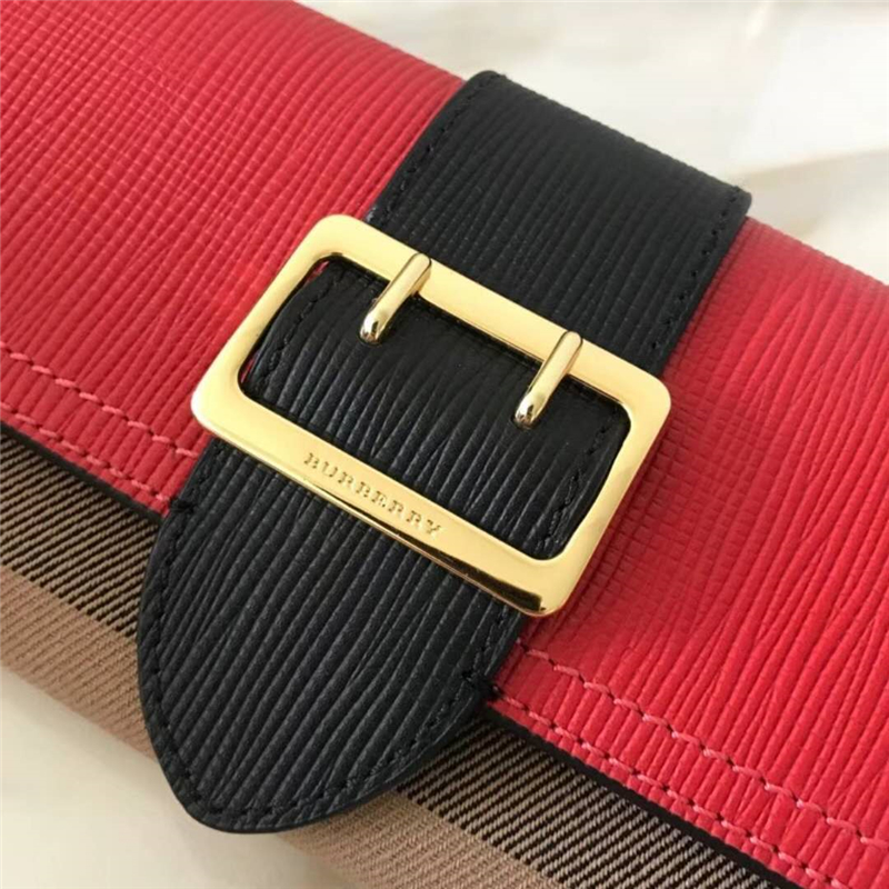 Burberry新款 巴寶莉錢包 皮革 長款錢夾 手掌紋小牛皮