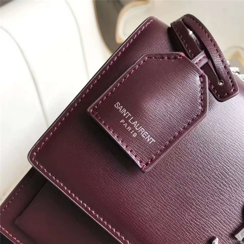 442906 YSL圣羅蘭 Sunset最新 牙簽紋牛皮 翻蓋鏈條包