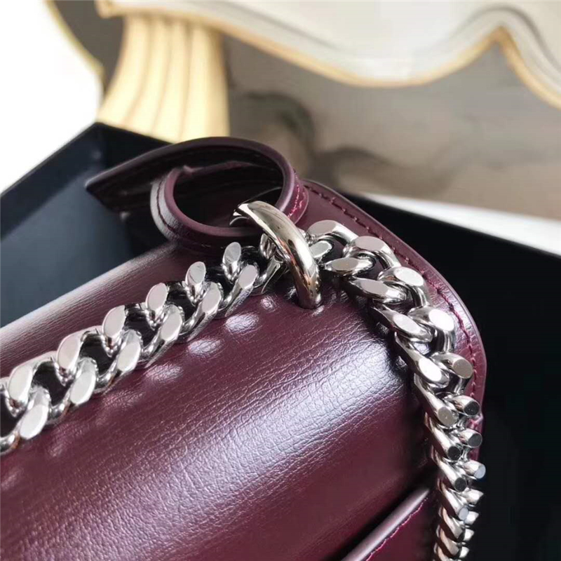 442906 YSL圣羅蘭 Sunset最新 牙簽紋牛皮 翻蓋鏈條包