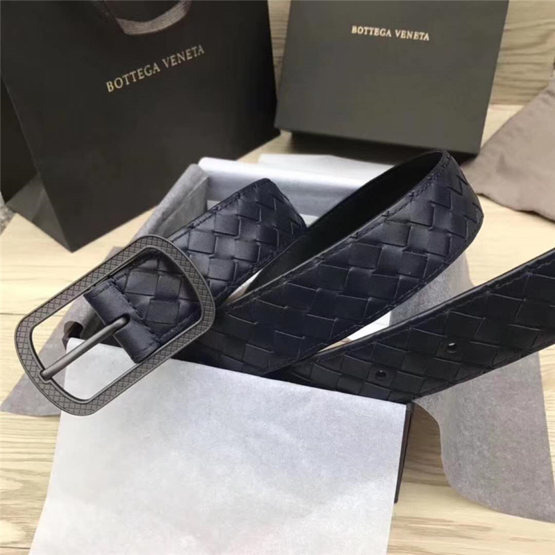 BV寶緹嘉 2017專柜同步 手工打造 休閑皮帶 針扣