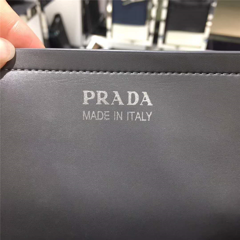 1BG148 Prada普拉達 進口小牛皮 拼色拼皮 女手提包