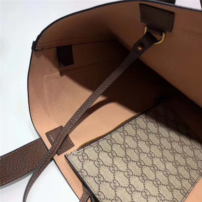 519335 Gucci Ophidia系列 GG圖案 復古風 大號購物袋 烏木色