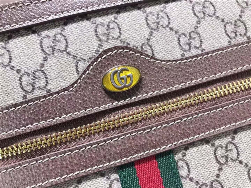 517551 Gucci Ophidia系列 GG圖案 復古風 纖薄手拿包 烏木色