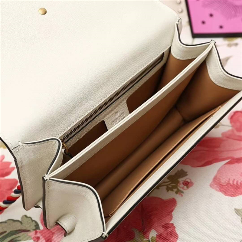 466433 GUCCI女包 古馳黑狐貍 鏈條包 中號 專柜新款