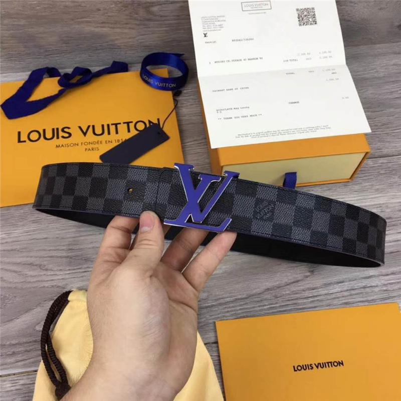 M0019 LV皮帶 原單品質 專柜新包裝 進口牛皮 手工縫線 雙面可用