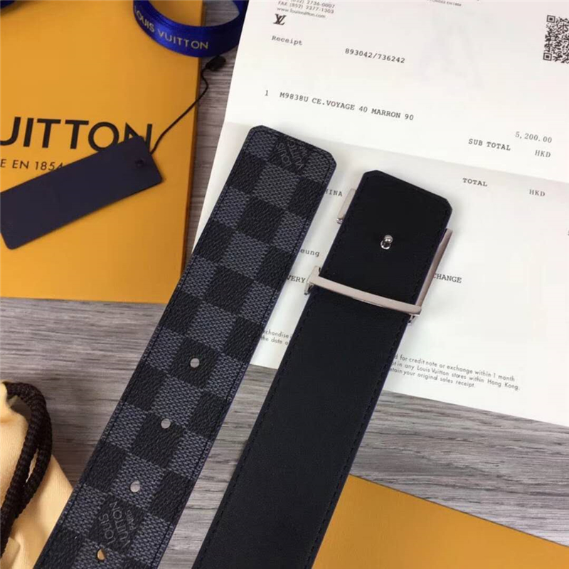 M0019 LV皮帶 原單品質 專柜新包裝 進口牛皮 手工縫線 雙面可用