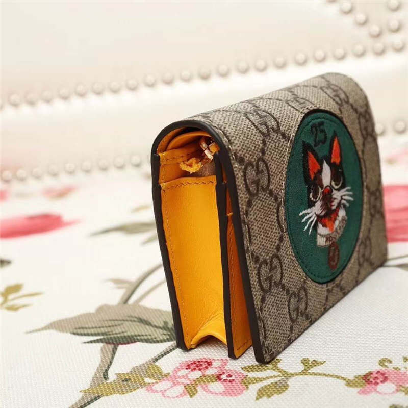 506277 Gucci錢包 Gucci時尚休閑錢夾 古馳女士短款錢包 狗頭刺繡