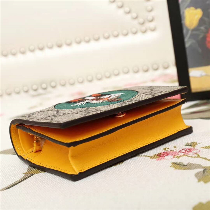 506277 Gucci錢包 Gucci時尚休閑錢夾 古馳女士短款錢包 狗頭刺繡