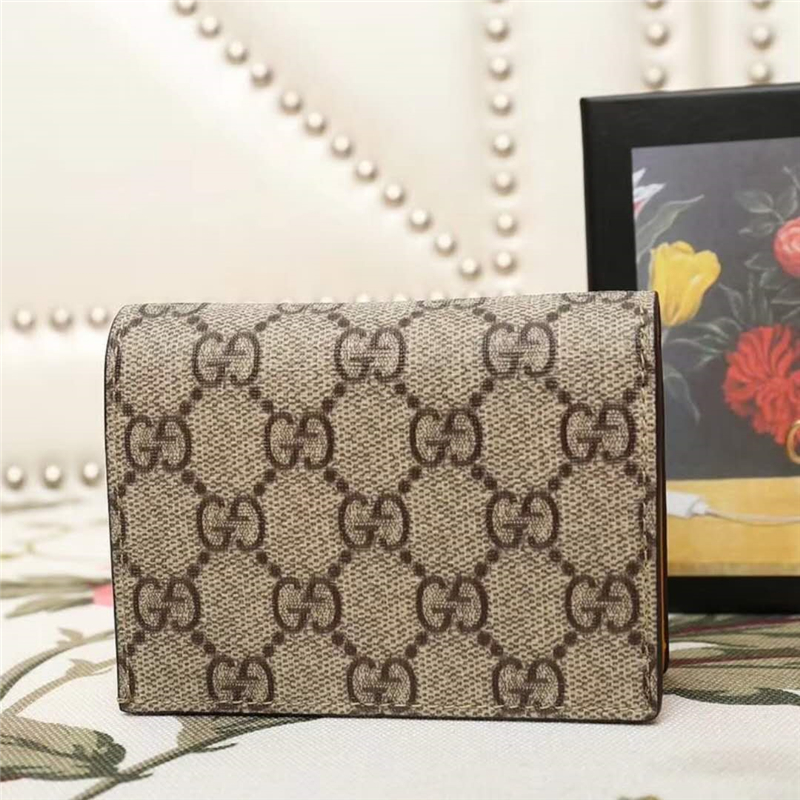 506277 Gucci錢包 Gucci時尚休閑錢夾 古馳女士短款錢包 狗頭刺繡