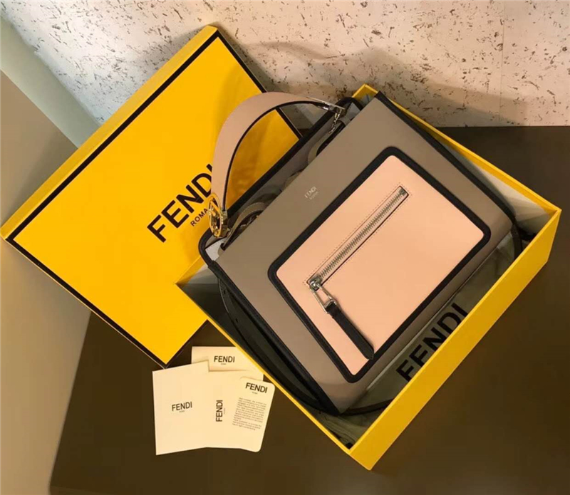 344 FENDI芬迪 RUNAWAY 三色皮 芬迪手袋