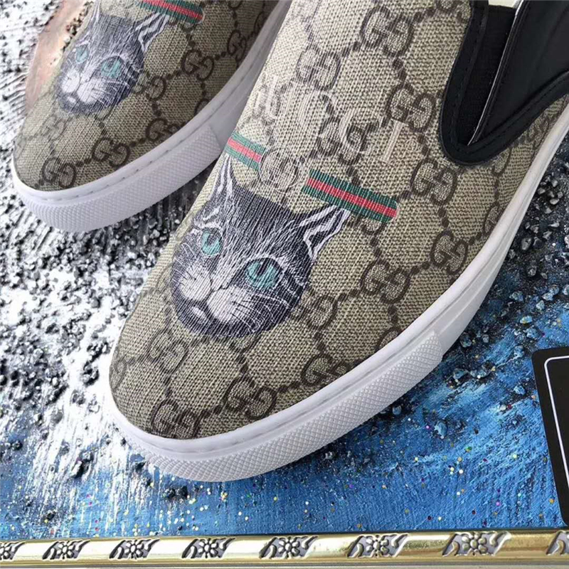 GUCCI男鞋 古馳鞋子 進口牛皮 全手工 GUCCI專用面料