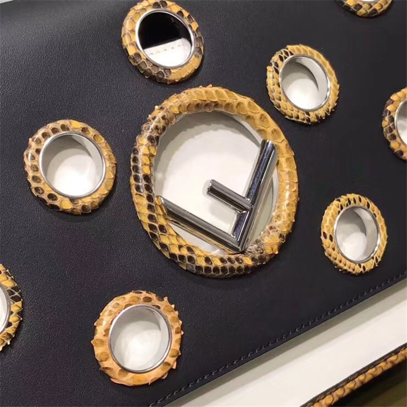 601 FENDI芬迪 升級版KAN I 牛皮原版手提包 雙F原版 芬迪女包