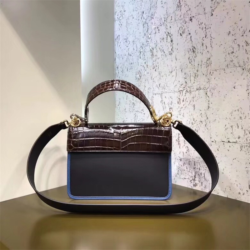 2817 FENDI芬迪 水蛇皮 牛皮手提袋 官方新款 芬迪包包