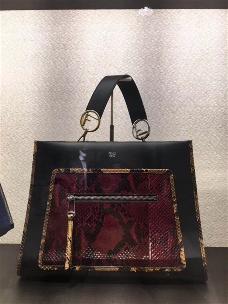 0396 FENDI芬迪 AL_AS fendiRUNAWAY 手提袋 經典雙F 芬迪包包 紅色