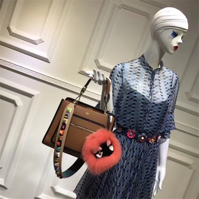 0396S FENDI芬迪 RUNAWAY 牛皮手提袋 官方新款 芬迪包包