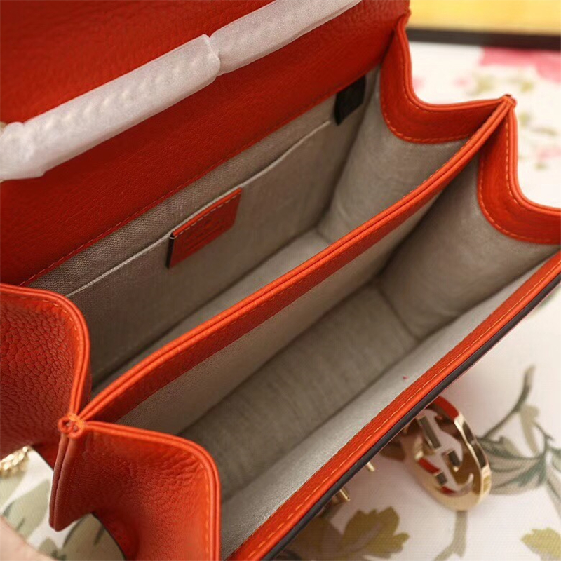 510304 Gucci女包 古馳小方包 進(jìn)口小牛皮 官方新款