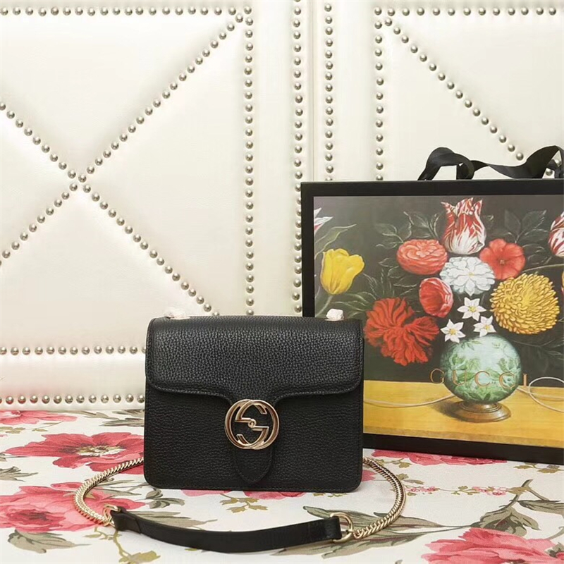 510304 Gucci女包 古馳小方包 進口小牛皮 官方新款