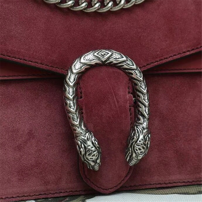 400249 Dionysus系列 Gucci酒神鏈條肩背包 磨砂皮 Gucci女包