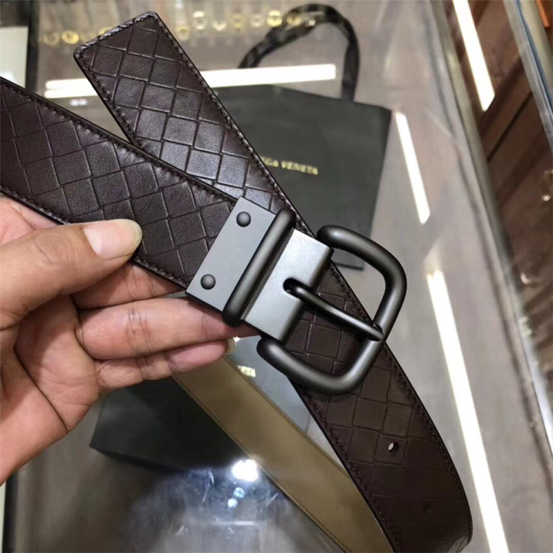 BV寶緹嘉 2018專柜同步 BV皮帶 純手工打造 休閑皮帶 BV針扣皮帶