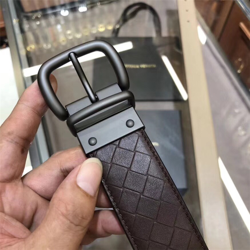 BV寶緹嘉 2018專柜同步 BV皮帶 純手工打造 休閑皮帶 BV針扣皮帶