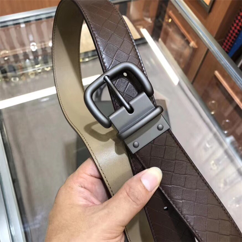 BV寶緹嘉 2018專柜同步 BV皮帶 純手工打造 休閑皮帶 BV針扣皮帶