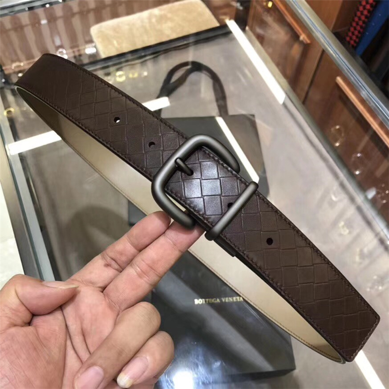 BV寶緹嘉 2018專柜同步 BV皮帶 純手工打造 休閑皮帶 BV針扣皮帶