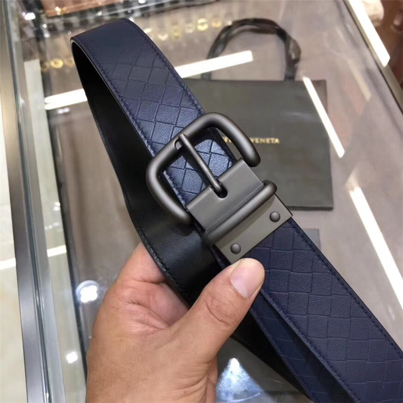 BV寶緹嘉 2018專柜同步 BV皮帶 純手工打造 休閑皮帶 BV針扣皮帶