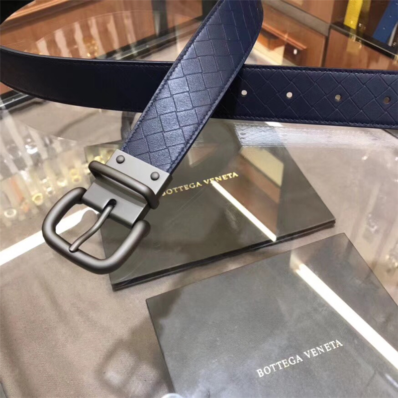 BV寶緹嘉 2018專柜同步 BV皮帶 純手工打造 休閑皮帶 BV針扣皮帶