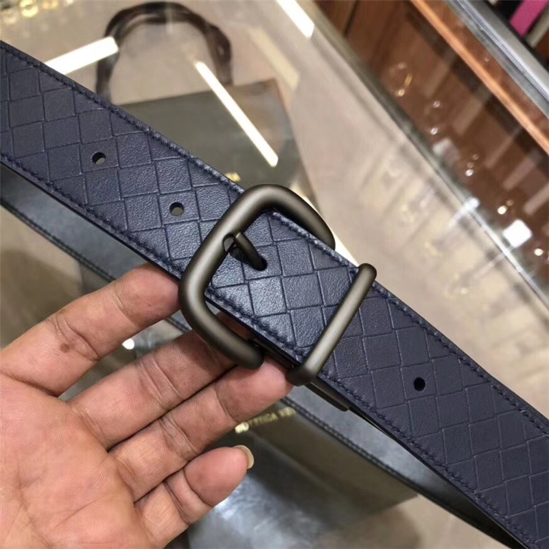 BV寶緹嘉 2018專柜同步 BV皮帶 純手工打造 休閑皮帶 BV針扣皮帶