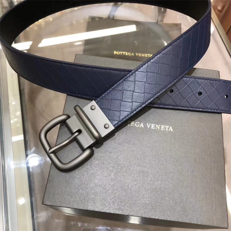 BV寶緹嘉 2018專柜同步 BV皮帶 純手工打造 休閑皮帶 BV針扣皮帶