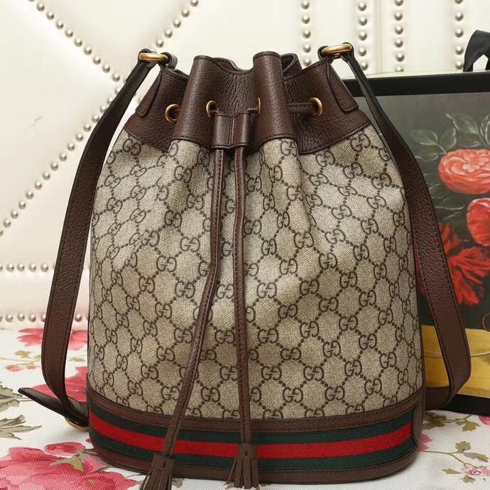 503886 Supreme高級人造帆布 Ophidia系列 桶型 烏木色