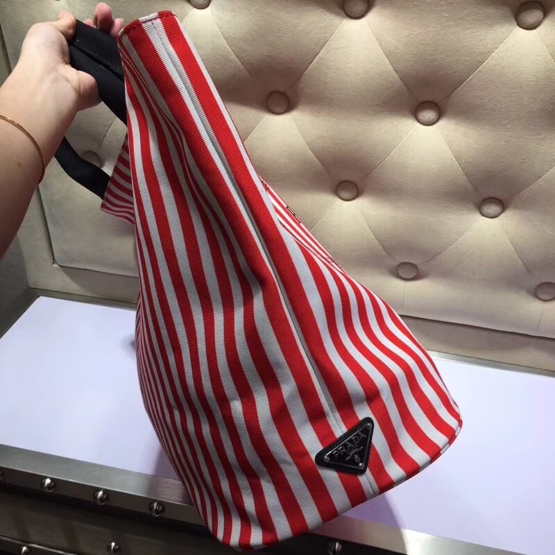 1BG161 Prada女包 普拉達購物袋 專柜同步 絲印拼圖