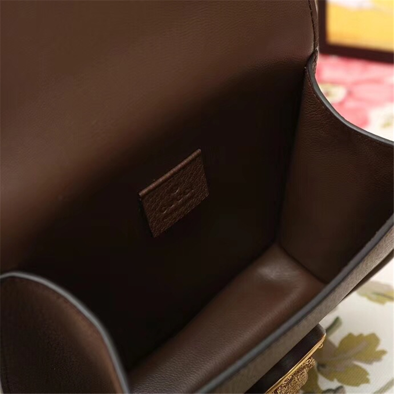 495663 Cucci女包 古馳包包 馬鞍包 古馳復古包 棕色