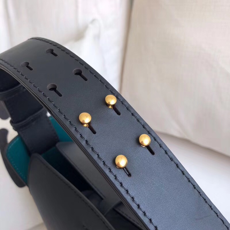 40732811 巴寶莉新款子母包 The Bucket 小號 皮革水桶 黑色