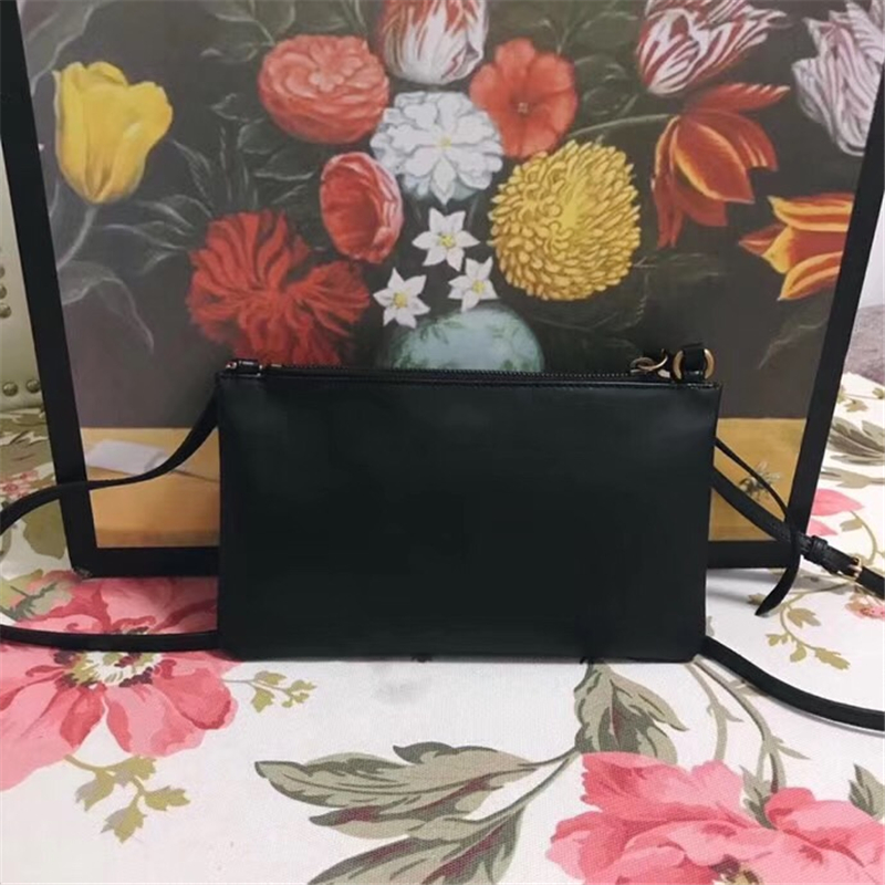 453878 GG Marmont系列 絎縫 折扣款 手拿斜挎 兩用包 黑色