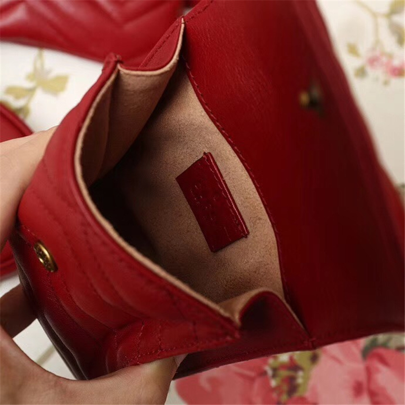 524597 GG Marmont系列 絎縫 新款 三合一雙G 腰包 紅色