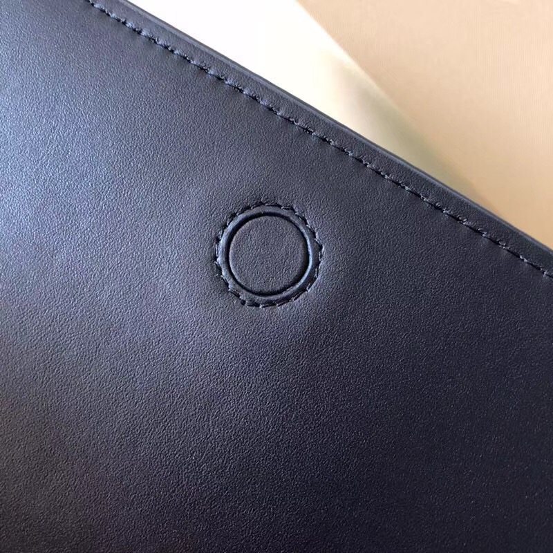 40767831 Burberry Vintage 格紋 拼皮革 錢夾背包 淺黃色