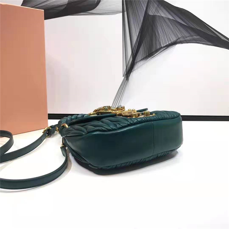 5BH111 Miumiu女包 謬謬包包 謬謬專柜新品 Miumiu小羊皮包 Miumiu小號 謬謬手提單肩包